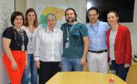 Equipe da Revista Saúde e Trânsito e Maria Julia Trevizan